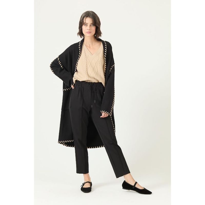 PRIVILEGE - Abrigo negro PRIVILEGE 2783 - Negro