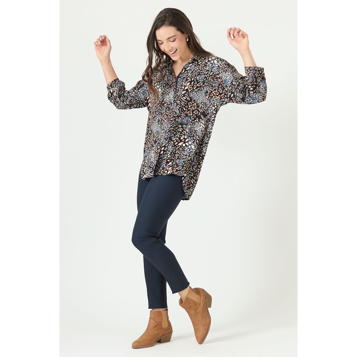 PRIVILEGE - Leggings azul marino 2237