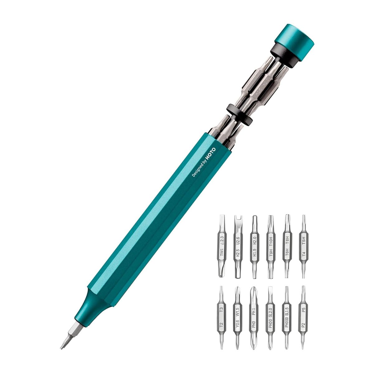 HOTO - HOTO Destornillador de Precisión Verde 24 Funciones