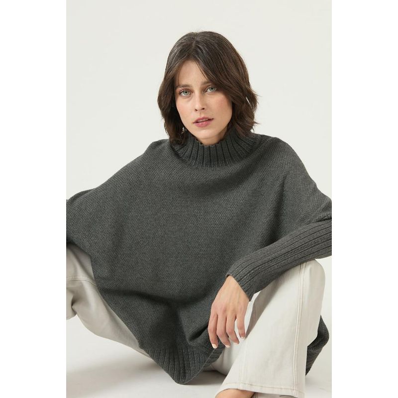 PRIVILEGE - Sweater gris oscuro PRIVILEGE 2670 - Gris Oscuro