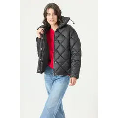 PRIVILEGE - Parka negra 2734 - Negro