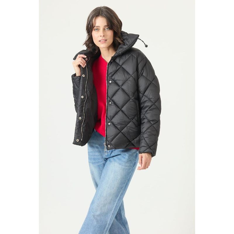 PRIVILEGE - Parka negra PRIVILEGE 2734 - Negro