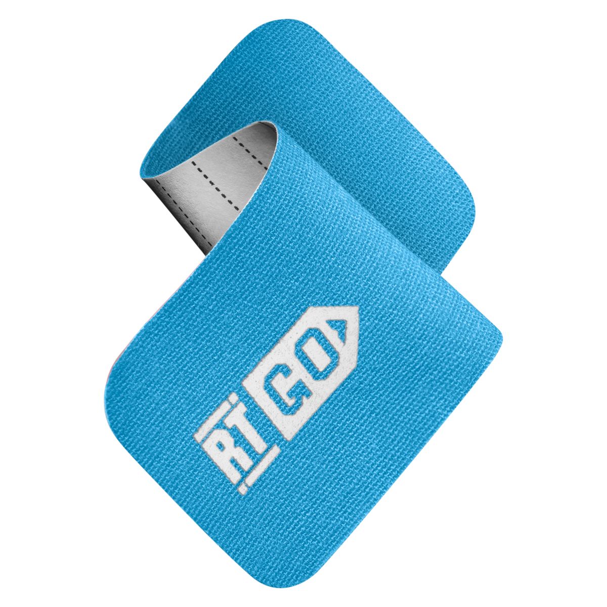 ROCKTAPEGO - CINTA KINESIOLÓGICA 4 TIRAS PRE CORTADAS 25 CM COLOR AZUL