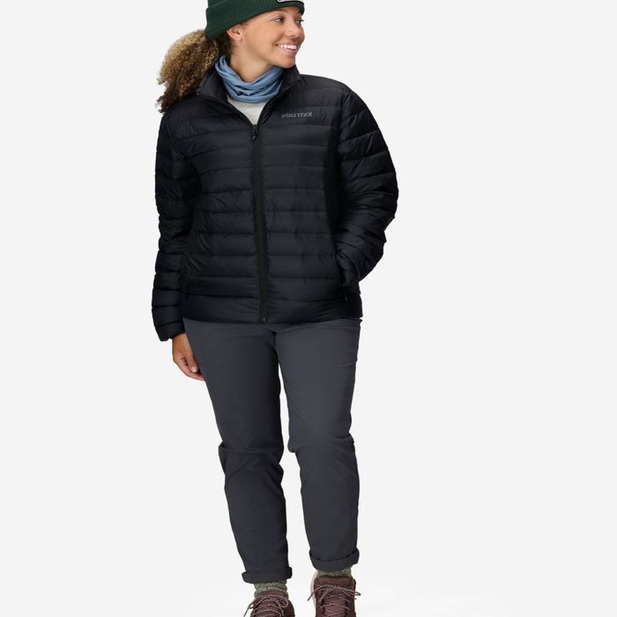 MARMOT - Chaqueta Mujer Marmot Negro Lone Pine Down 600 Fill