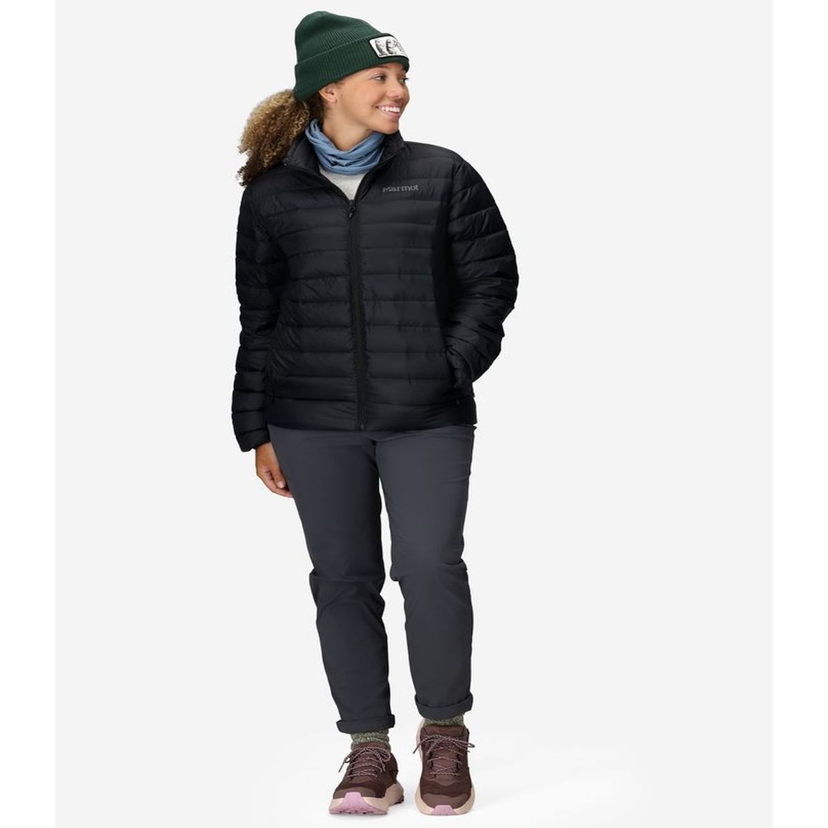 MARMOT - Chaqueta Mujer Marmot Negro Lone Pine Down 600 Fill