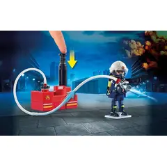 PLAYMOBIL - BOMBEROS CON BOMBA DE AGUA PM9468