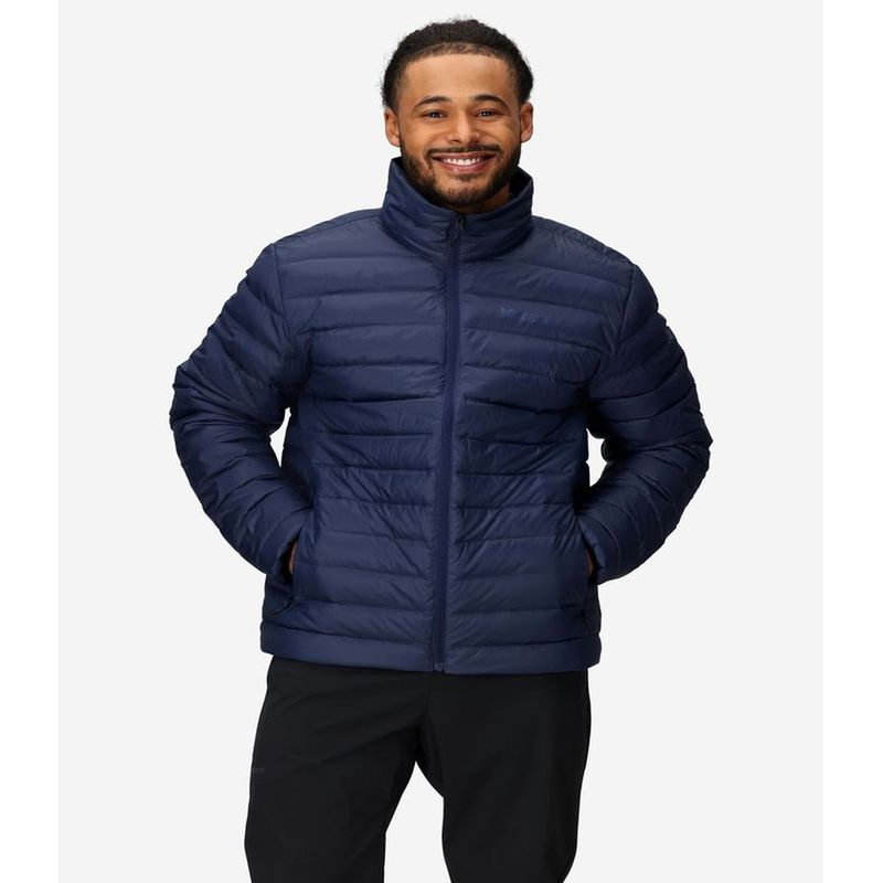MARMOT - Chaqueta Hombre Marmot Azul Lone Pine Down