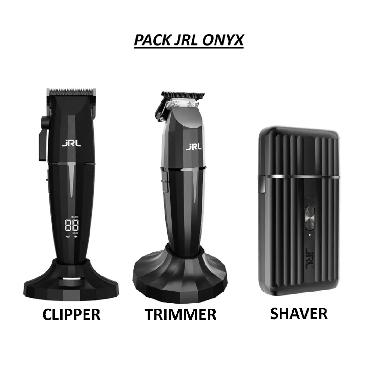 JRL PROFESSIONAL - Máquinas JRL Pack Onyx Clipper Trimmer Shaver