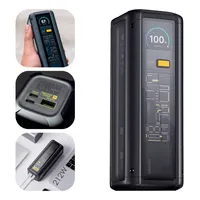 Powerbank 25000mah 212w Hypercarga Multipuerto Negro