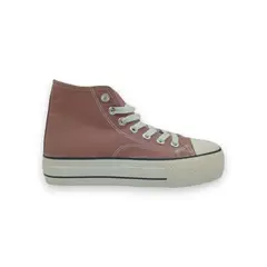 HERIEL - Zapatilla Rosa Caña Mujer