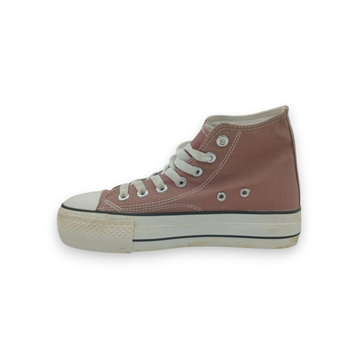 HERIEL - Zapatilla Rosa Caña Mujer