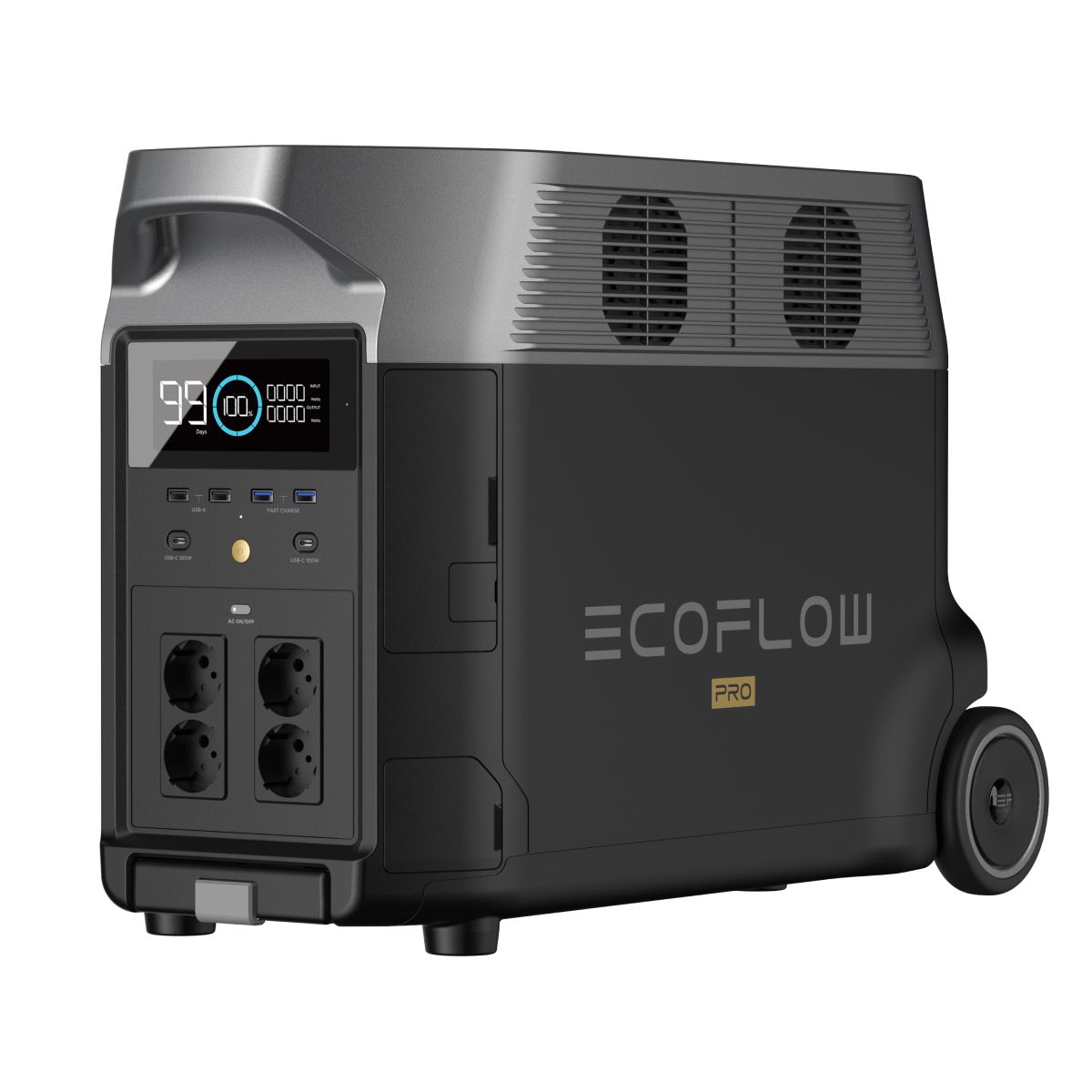 ECOFLOW - EcoFlow Generador Delta Pro 3600W + Panel Solar 400W