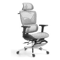 Silla De Oficina Negro Ergonómica Elevable Tapizado