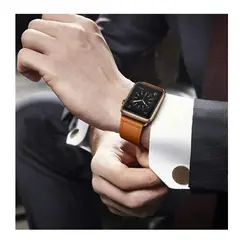 GENERICO - Correa Para Apple Watch Cuero Premium Series Elegante 42-44-45-49 Mm