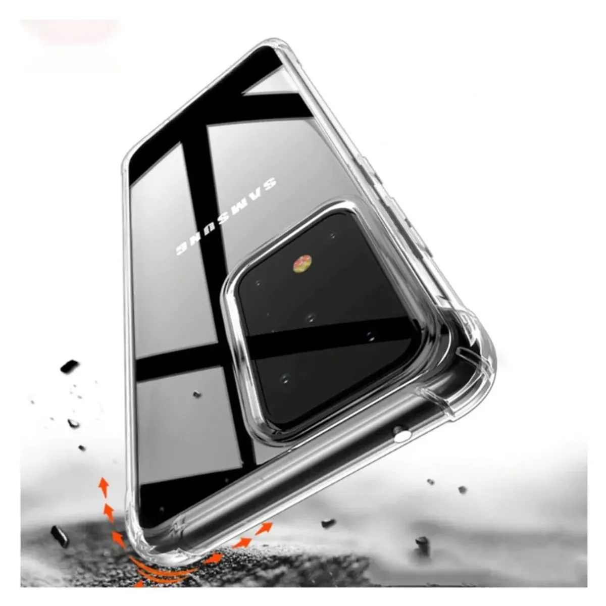 GENERICO - Carcasa Samsung S20 Antigolpes Transparente Slim