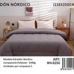ANGELES DEL HOGAR - PLUMON NORDICO DE SEDA 2 PLAZAS 230X250CM