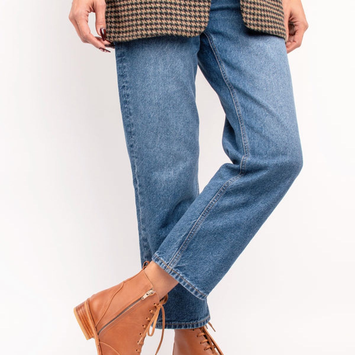 GANDARVA - Botín Mujer De Cuero Juana Camel