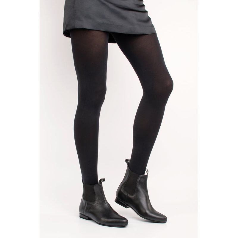 GANDARVA - Botín Dafne 2 cm Negro Opaco