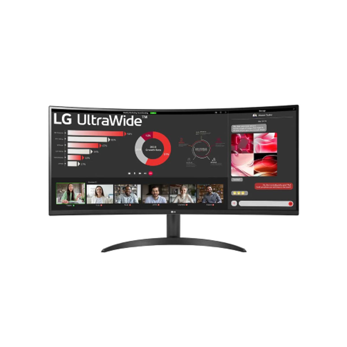 LG - Monitor LG UltraWide Curvo 34 WQHD 100Hz HDR10 sRGB 99%