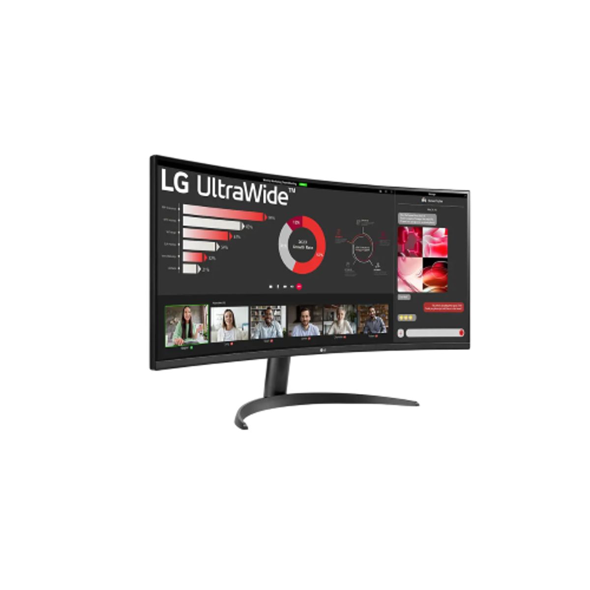 LG - Monitor LG UltraWide Curvo 34 WQHD 100Hz HDR10 sRGB 99%