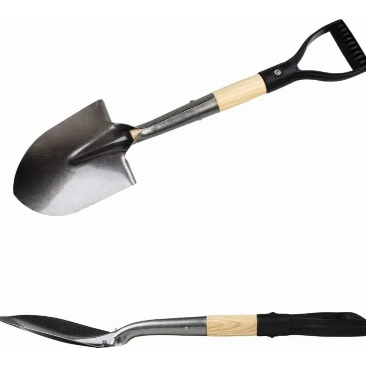 GENERICO - Pala Jardinera Carbonera Redonda Asado Carbon Jardin 68 Cm