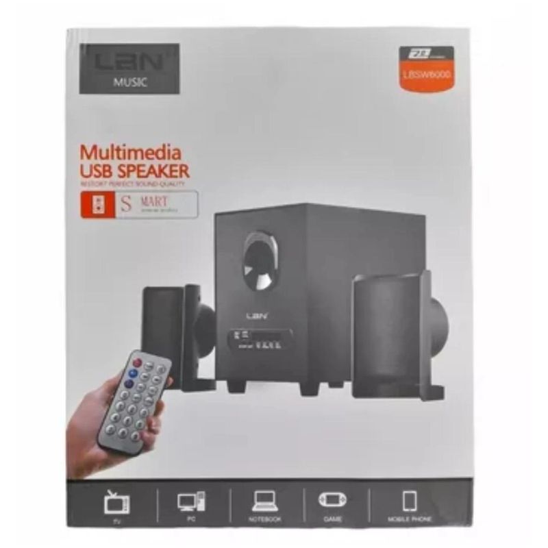 LBN - Sistema De Sonido Con Subwoofer Bluetooth 11W Lbsw6000