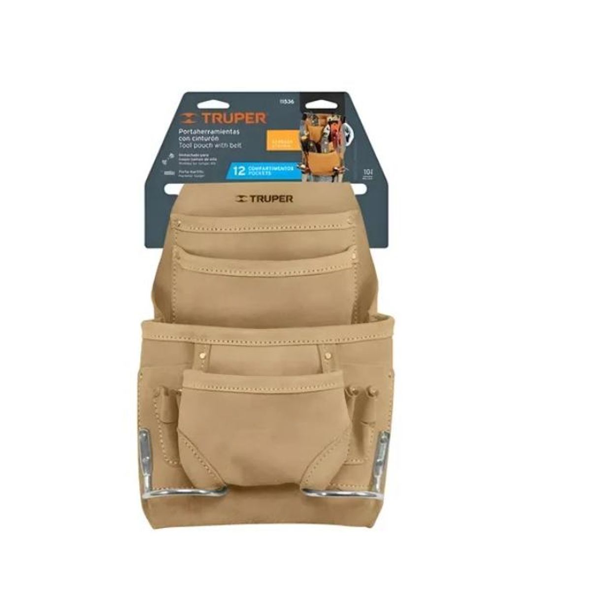 TRUPER - Coleto Porta Herramienta C/cinturon 12 Com. Truper