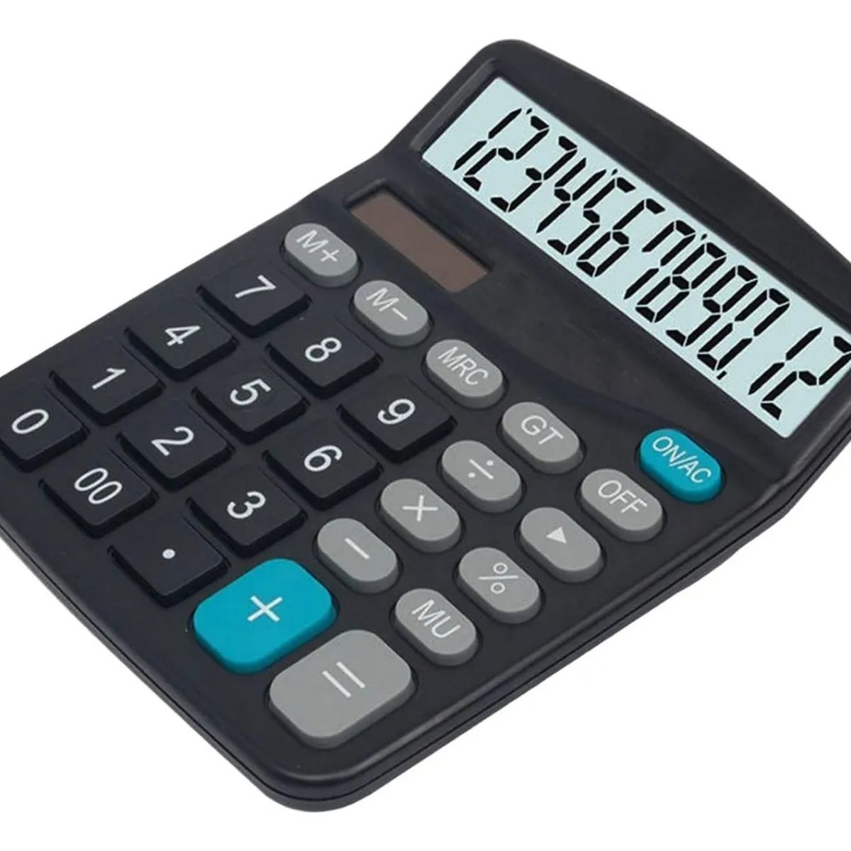 GENERICO - Calculadora Escritorio Numeros Grandes 12 Digitos Portatil