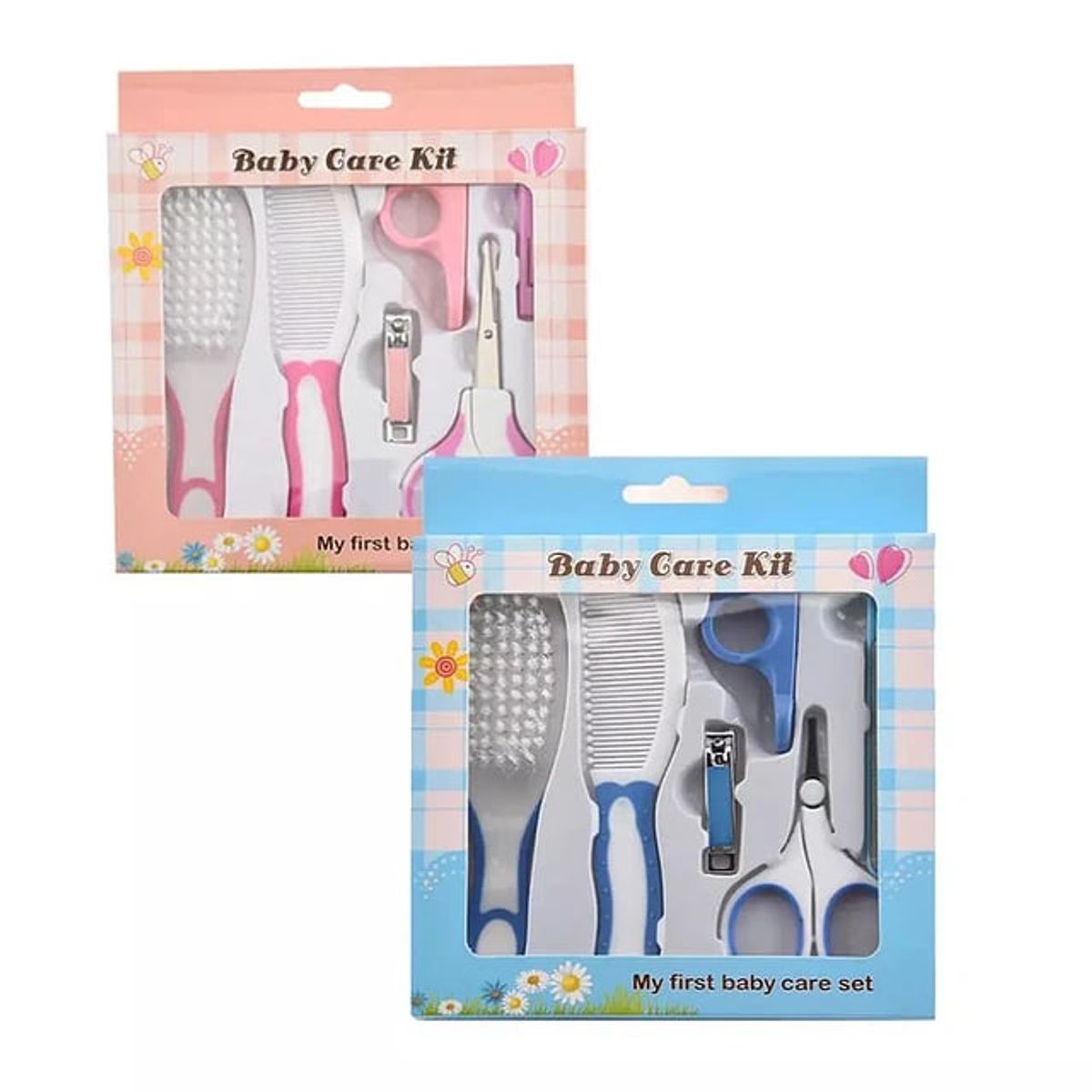 GENERICO - Set de cuidado bebe 6 en 1 manicure rosa