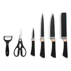 WAYU - Set Cuchillos Rolling Color Negro