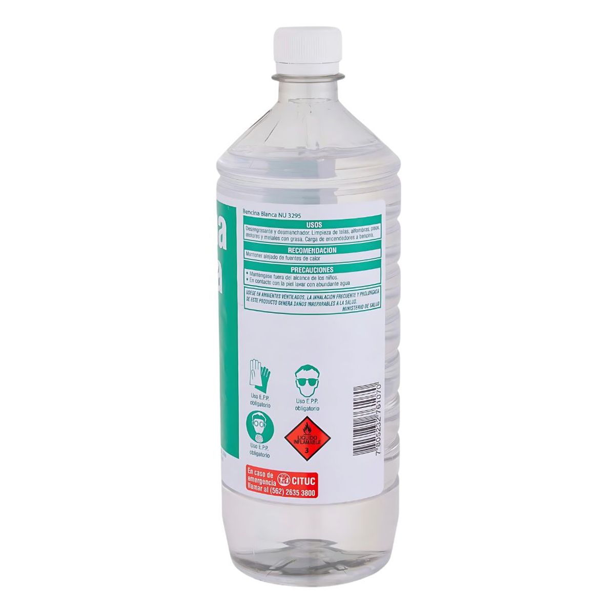 QUIMICA UNIVERSAL - BENCINA BLANCA BOT 1LT QUIMICA UNIVERSAL