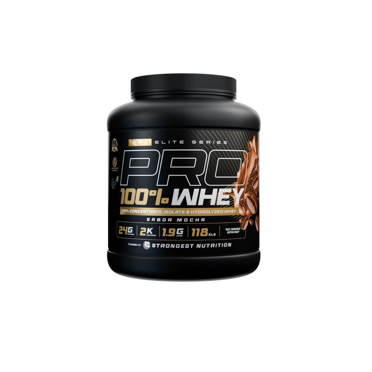 STRONGEST - PROTEINA PRO 100% WHEY 2KG MOCHA - STRONGEST