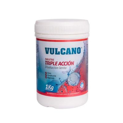 Imagen 2 del producto Cloro para piscina en tableta triple acción 1kg 20un
