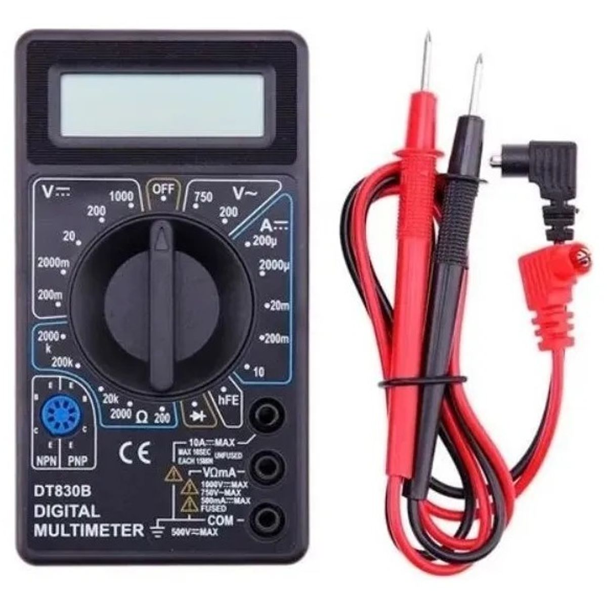 GENERICO - Tester Multímetro Corriente Multifuncional