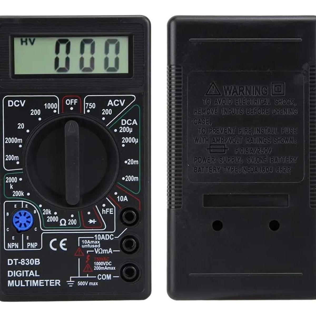 GENERICO - Tester Multímetro Corriente Multifuncional