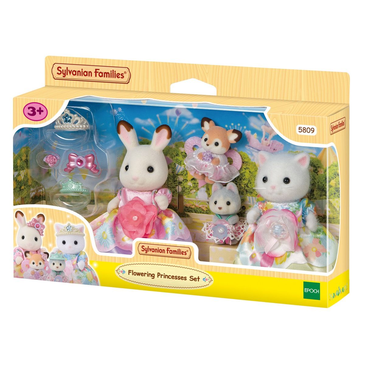 SYLVANIAN FAMILIES - Figuras Sylvanian Families set princesas flores para bebé