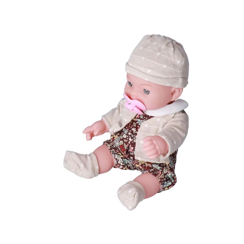GENERICO - Muñeca Reborn 30cm Silicona con Cabello Suave Niña