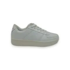 HERIEL - Zapatilla Blanca Plataforma Mujer