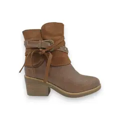 HERIEL - Bota Café Taco Mujer