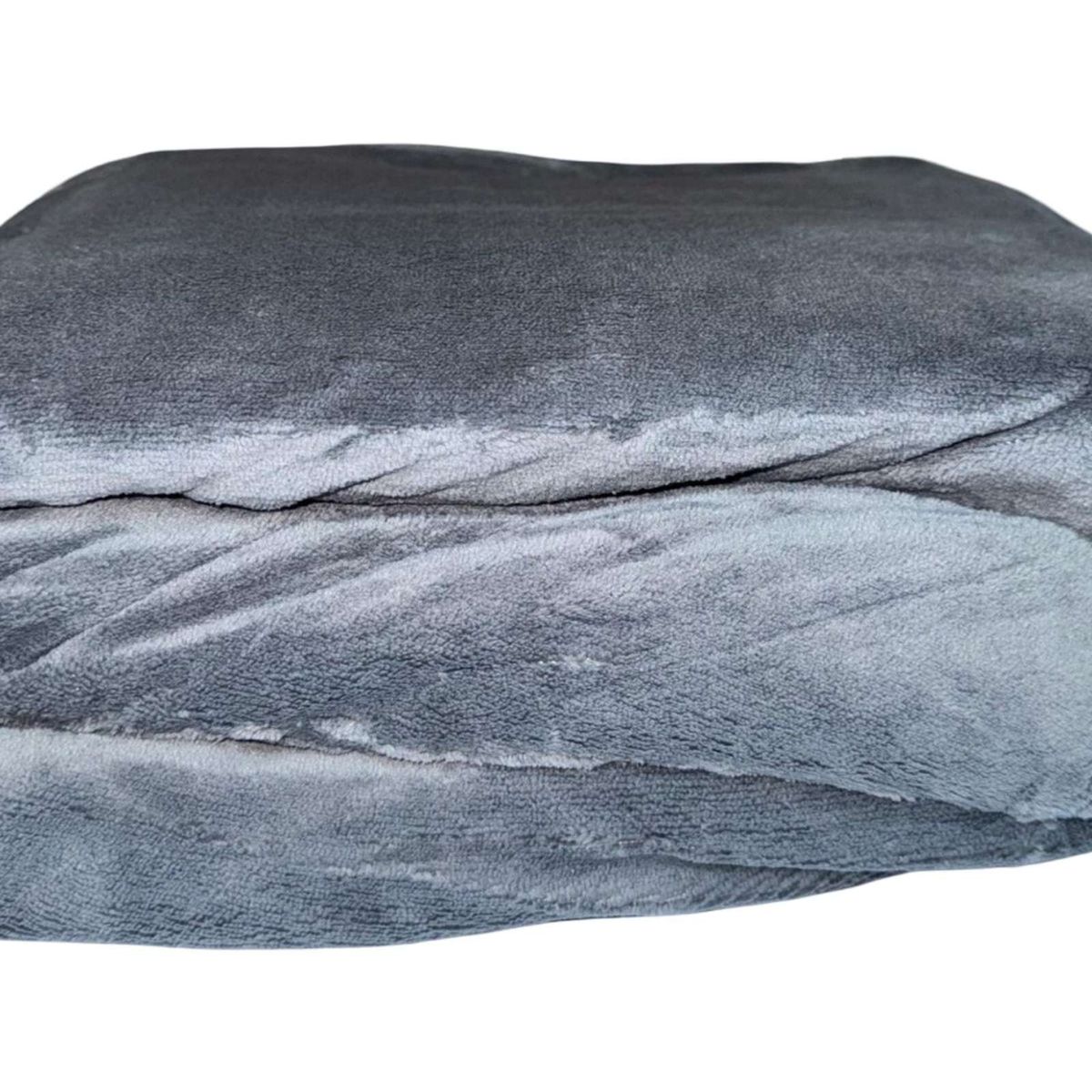 GENERICO - Cubre Colchon Protector Impermeable Plush - Gris - king plazas