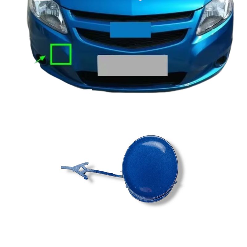 GENERICO - Tapa Azul Parachoque Delantero Compatible Con Chevrolet Sail