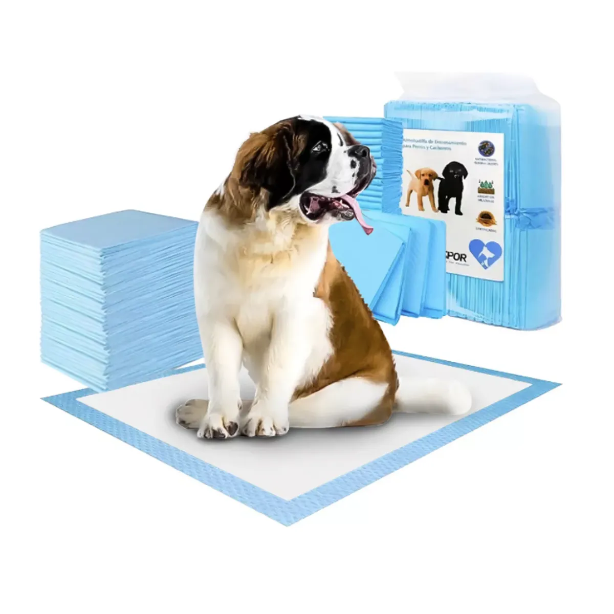 HOMER DESIGN - 100 Sabanillas Perros De Entrenamiento Pañales 60x60Cm