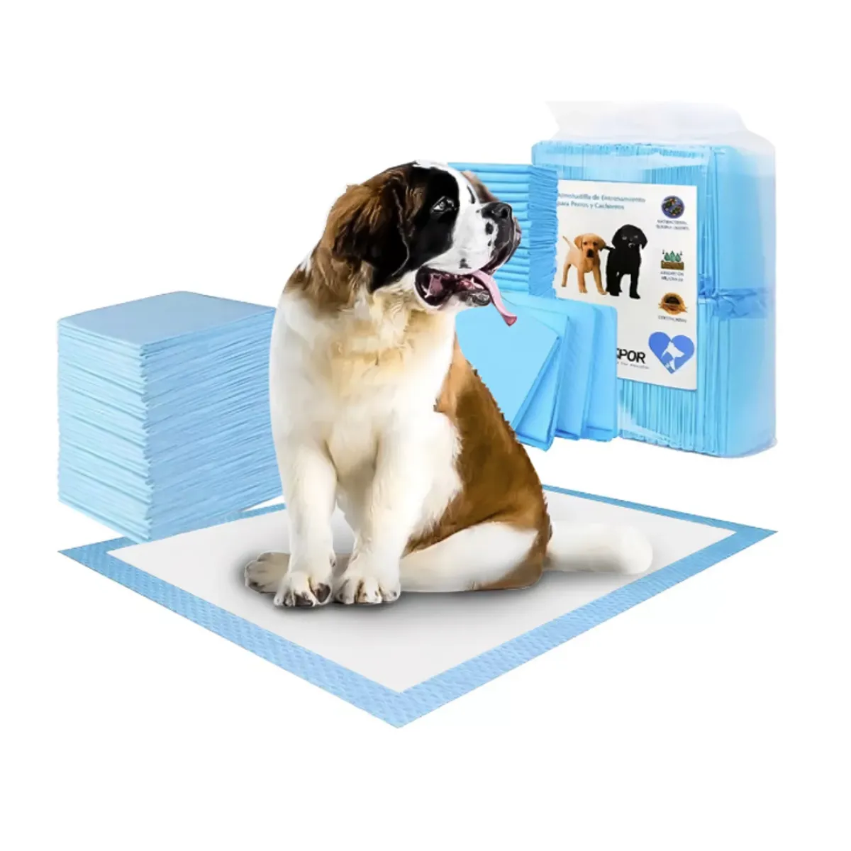 HOMER DESIGN - 100 Sabanillas Perros De Entrenamiento Pañales 60x60Cm