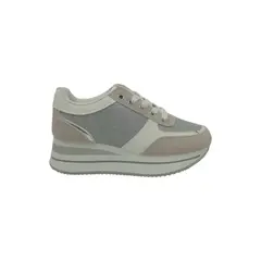 HERIEL - Zapatilla Gris Plataforma Mujer