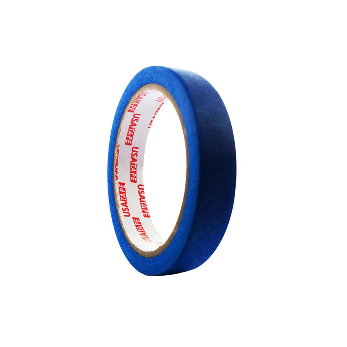 USATAPE - Cinta Enmascarar Masking Tape Color 18mmx20m 6 Unid - Azul