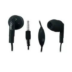 MLAB - AUDÍFONOS IN-EAR WIRED GUMMY C/MANOS LIBRES BLACK 07721