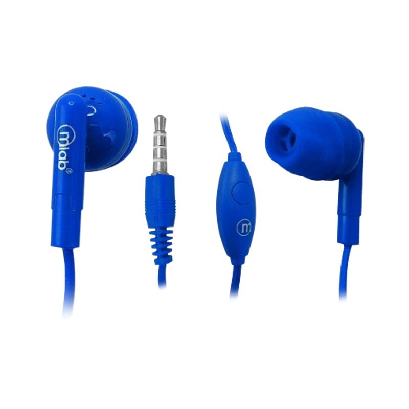 MLAB - AUDÍFONOS IN-EAR WIRED GUMMY C/MANOS LIBRES BLUE 07724