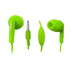 MLAB - AUDÍFONOS IN-EAR WIRED GUMMY C/MANOS LIBRES GREEN 07725