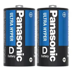 GENERICO - Pack 2 Unds pilas Panasonic D super hyper