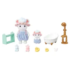 SYLVANIAN FAMILIES - Set baño de burbujas con figuras de